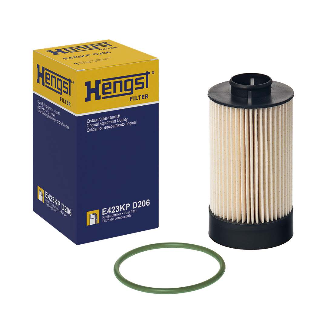 HENGST FILTER Brændstof-filter e423kpd206 Filterindsats 151mm for IVECO