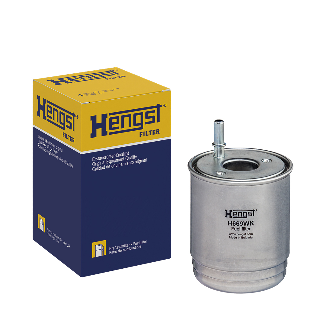 HENGST FILTER Brændstof-filter H669WK Ledningsfilter 165mm for KIA AMC