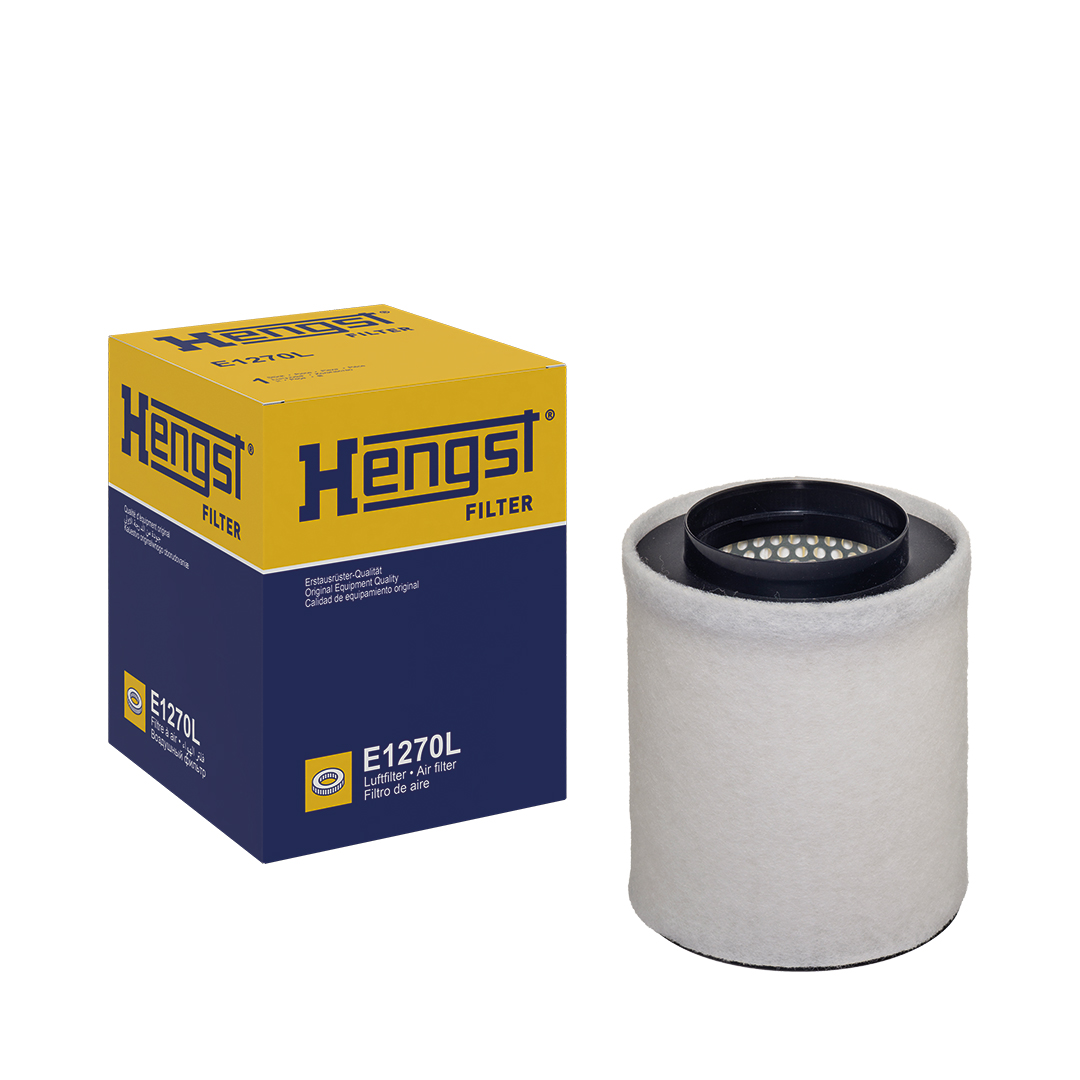HENGST FILTER Luftfilter e1270l Filterindsats 194mm for VAG