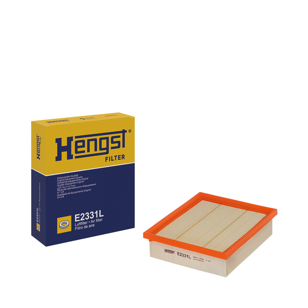 HENGST FILTER Luftfilter e2331l Filterindsats 57mm for MAZDA