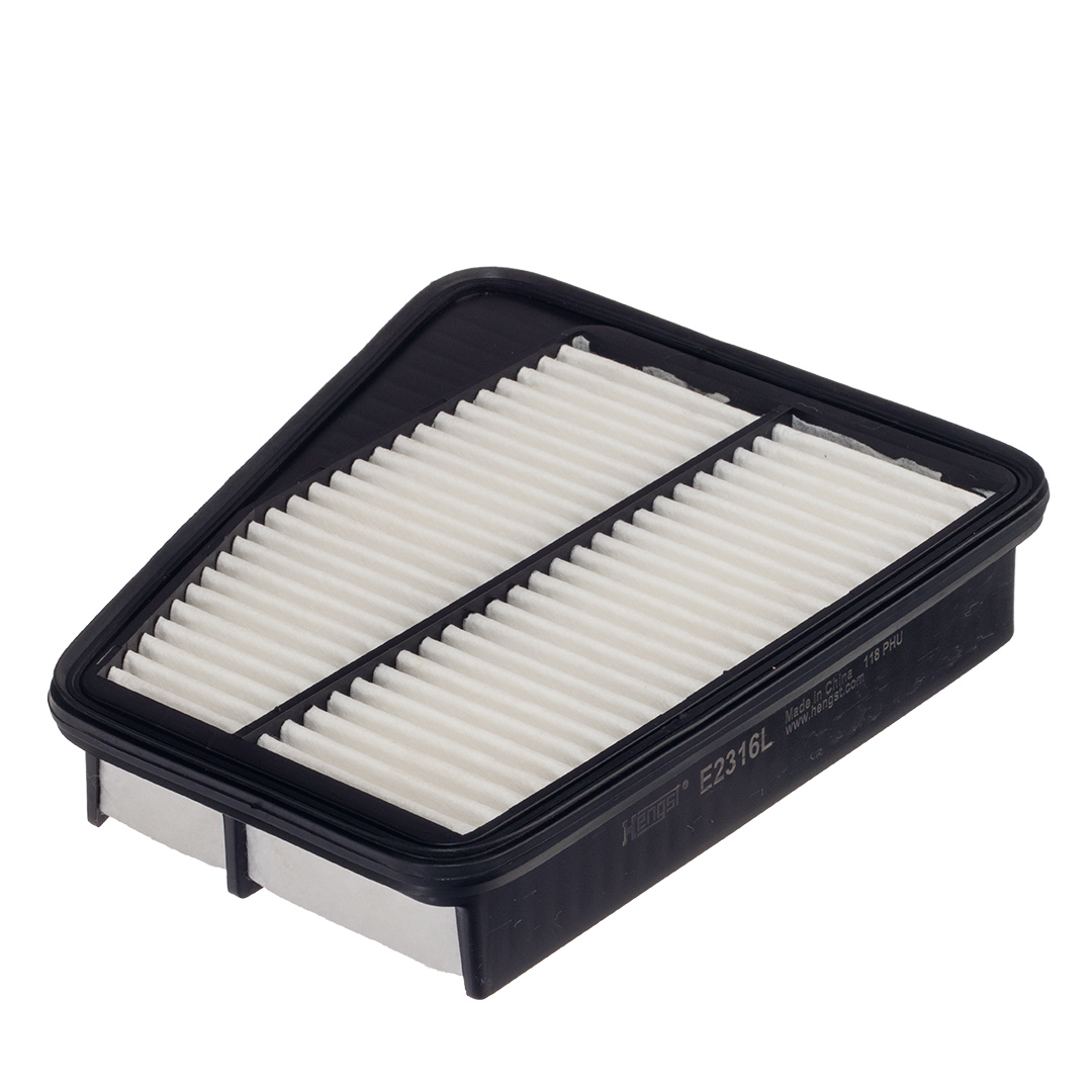 HENGST FILTER Luftfilter E2316L Filterindsats 43mm for KIA