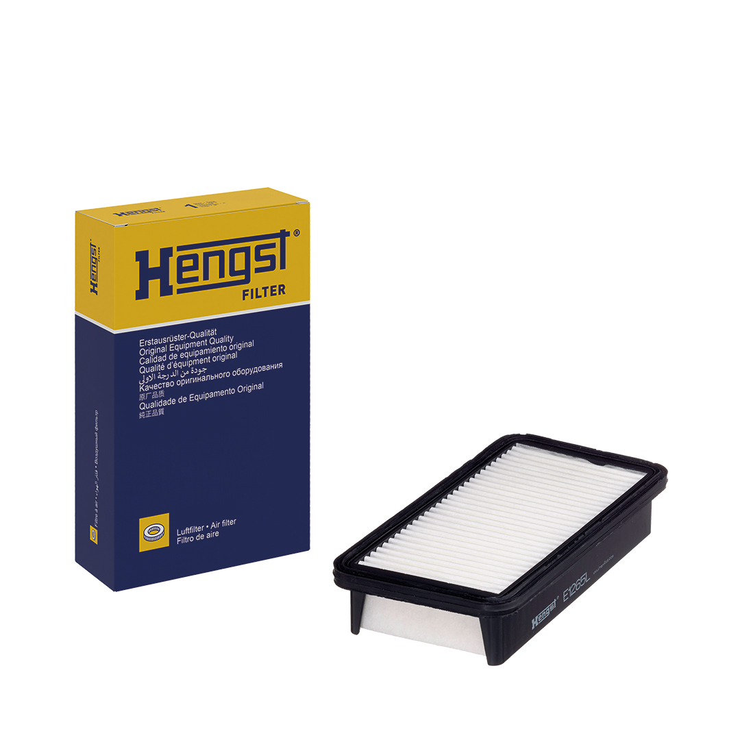 HENGST FILTER Luftfilter e1265l Filterindsats 48mm for KIA