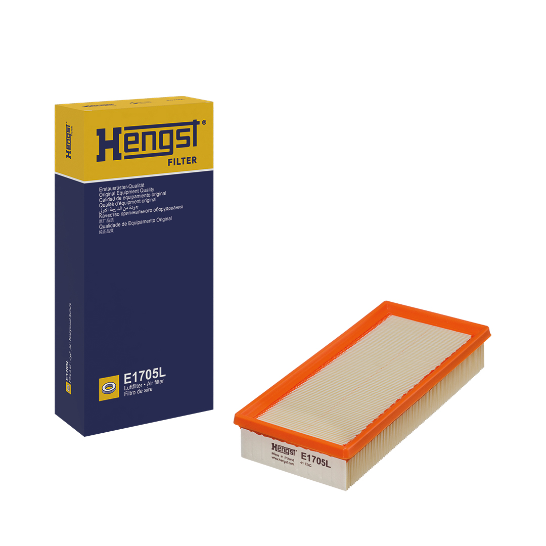 HENGST FILTER Luftfilter e1705l Filterindsats 50mm for MERCEDES-BENZ