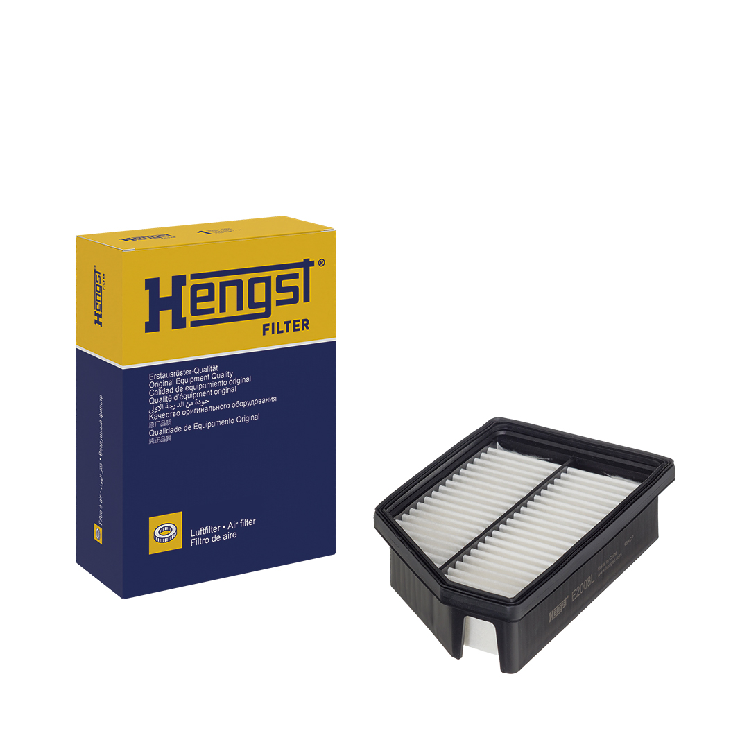 HENGST FILTER Luftfilter e2008l Filterindsats 56mm for SSANGYONG