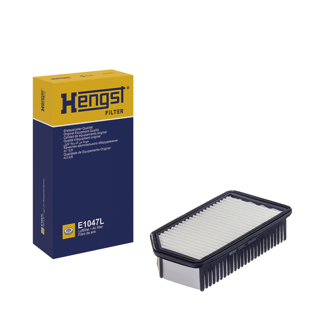 HENGST FILTER Luftfilter e1047l Filterindsats 55mm for KIA HYUNDAI HYUNDAI (BEIJING) KIA (DYK)