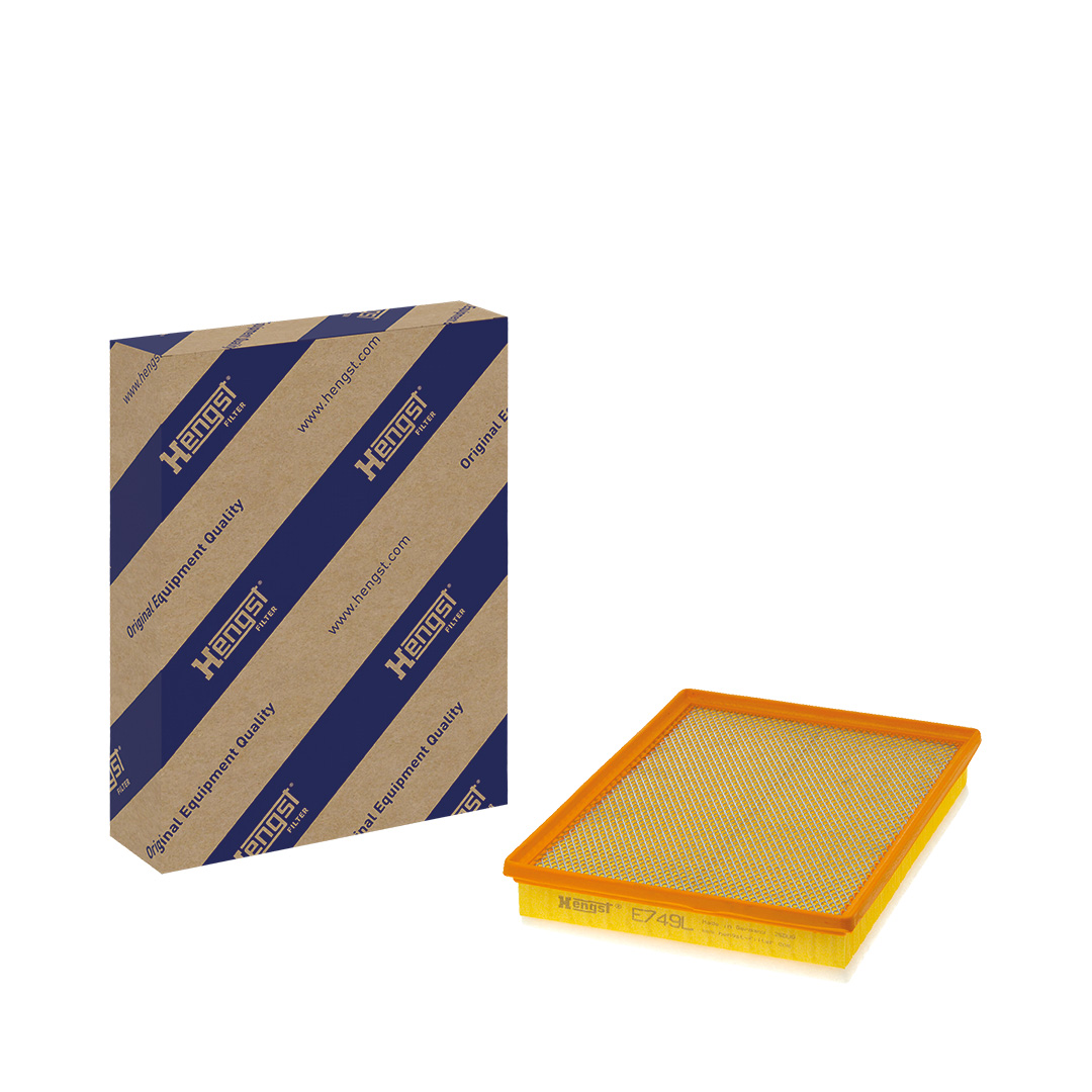 HENGST FILTER Luftfilter e749l Filterindsats 59mm for OPEL GENERAL MOTORS NISSAN RENAULT