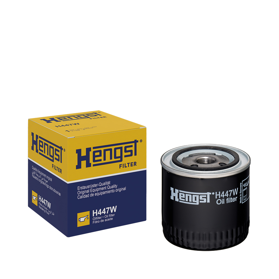 HENGST FILTER Oliefilter h447w Påskruet 123mm 13/16-16 for VOLVO HONDA