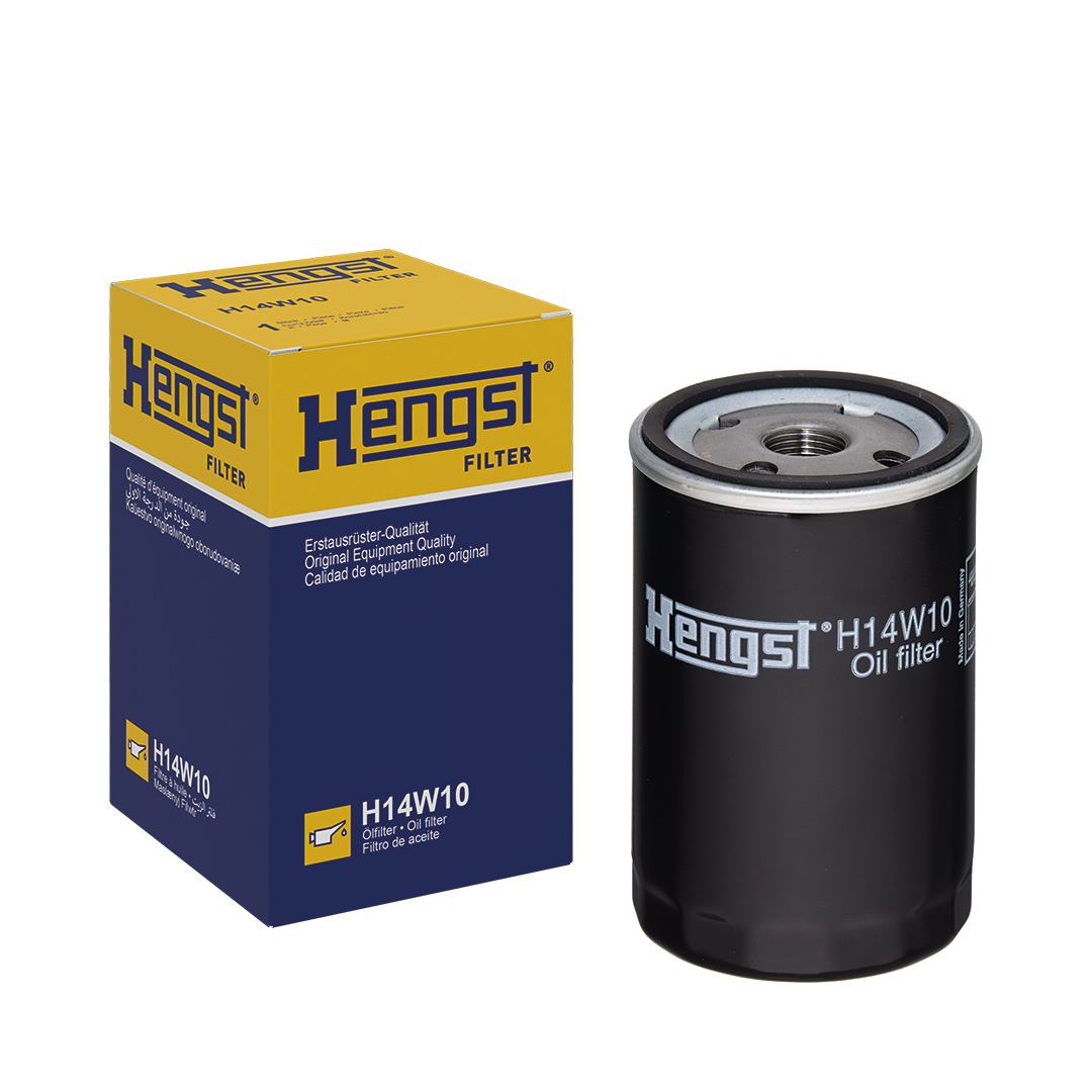 HENGST FILTER Oliefilter h14w10 Påskruet filter 123mm 3/4-16 UNF for OPEL FORD GENERAL MOTORS NISSAN
