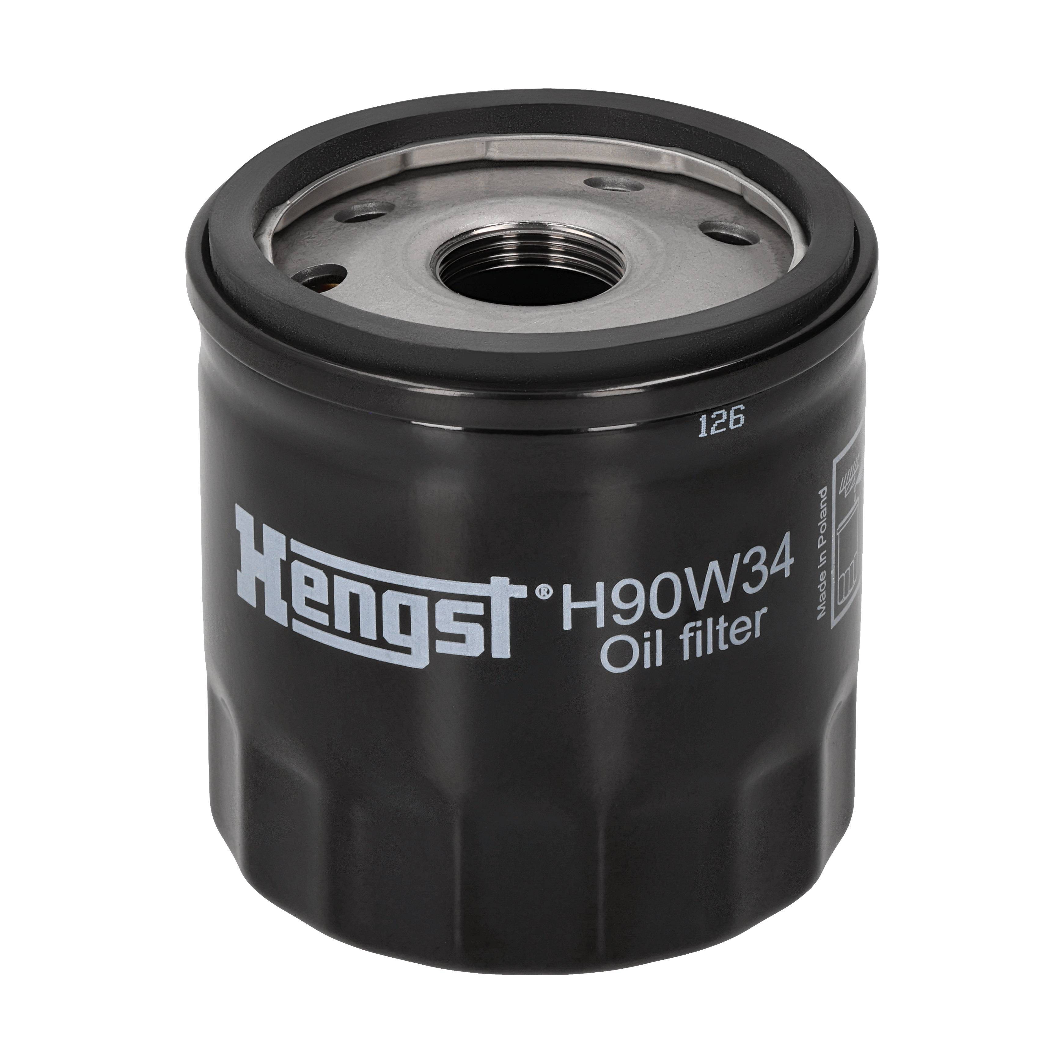 HENGST FILTER Oliefilter h90w34 Påskruet 79mm M22x1.5 for FORD PEUGEOT LAND ROVER