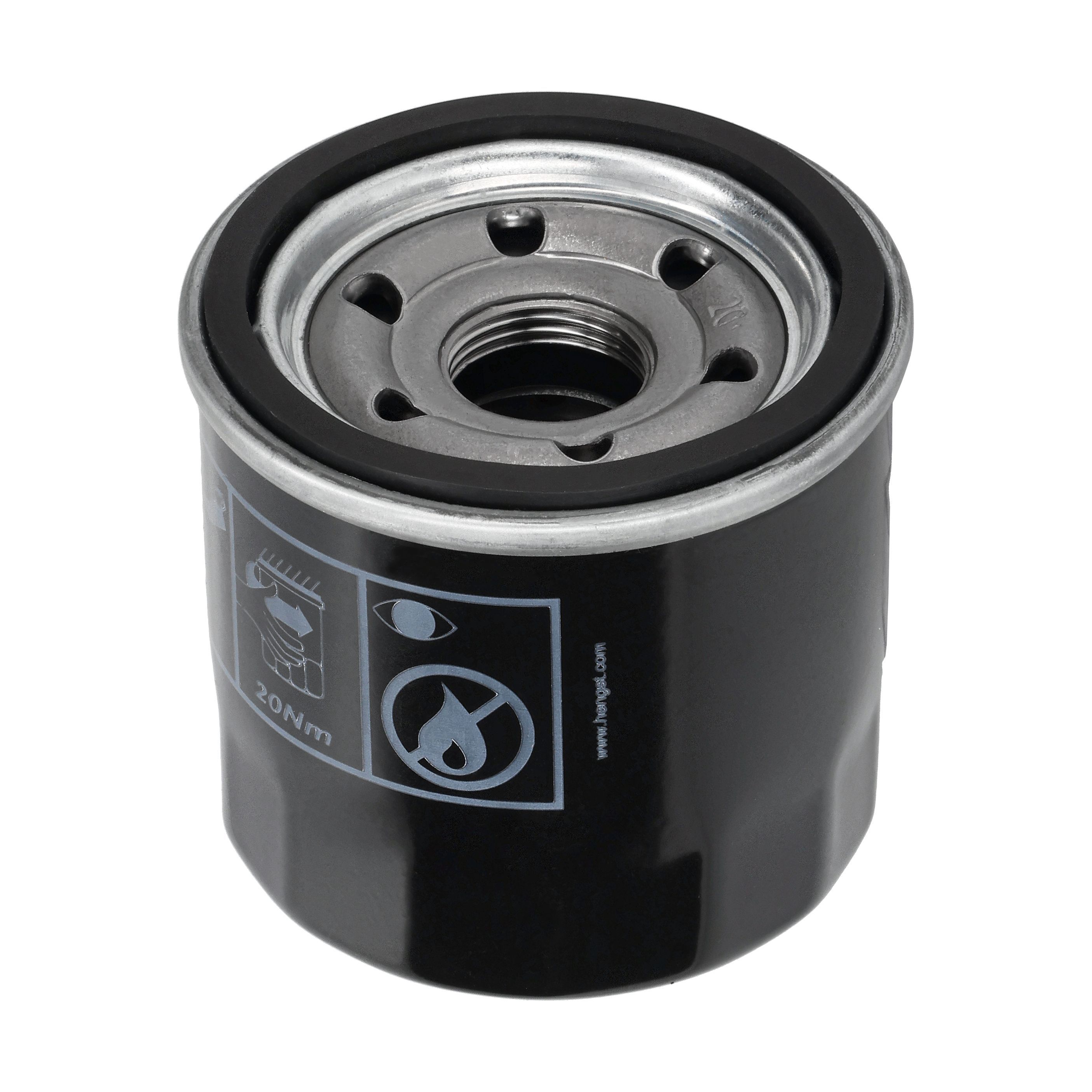 HENGST FILTER Oliefilter h97w06 Påskruet 65mm M20x1.5 for SAAB SUBARU MAZDA KIA FORD HONDA MITSUBISHI NISSAN DACIA RENAULT SUZUKI TOYOTA NISSAN (DFAC