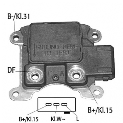 ASTEMO Generatorregulator 130040 for FORD