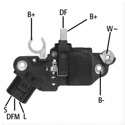 ASTEMO Generatorregulator 130593