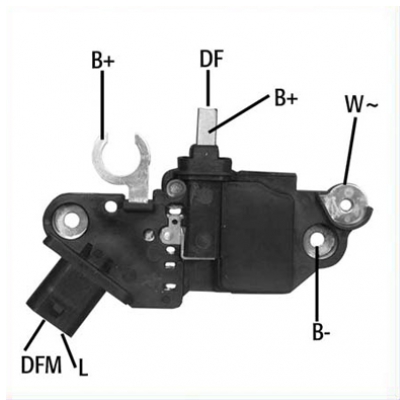 ASTEMO Generatorregulator 130595 for OPEL GENERAL MOTORS