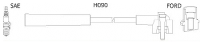 ASTEMO Tændkabelsæt 134673 for FORD