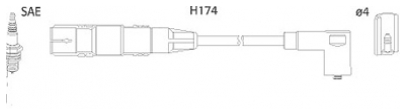 ASTEMO Tændkabelsæt 134787 for VW