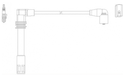 ASTEMO Tændkabelsæt 134803 for VW