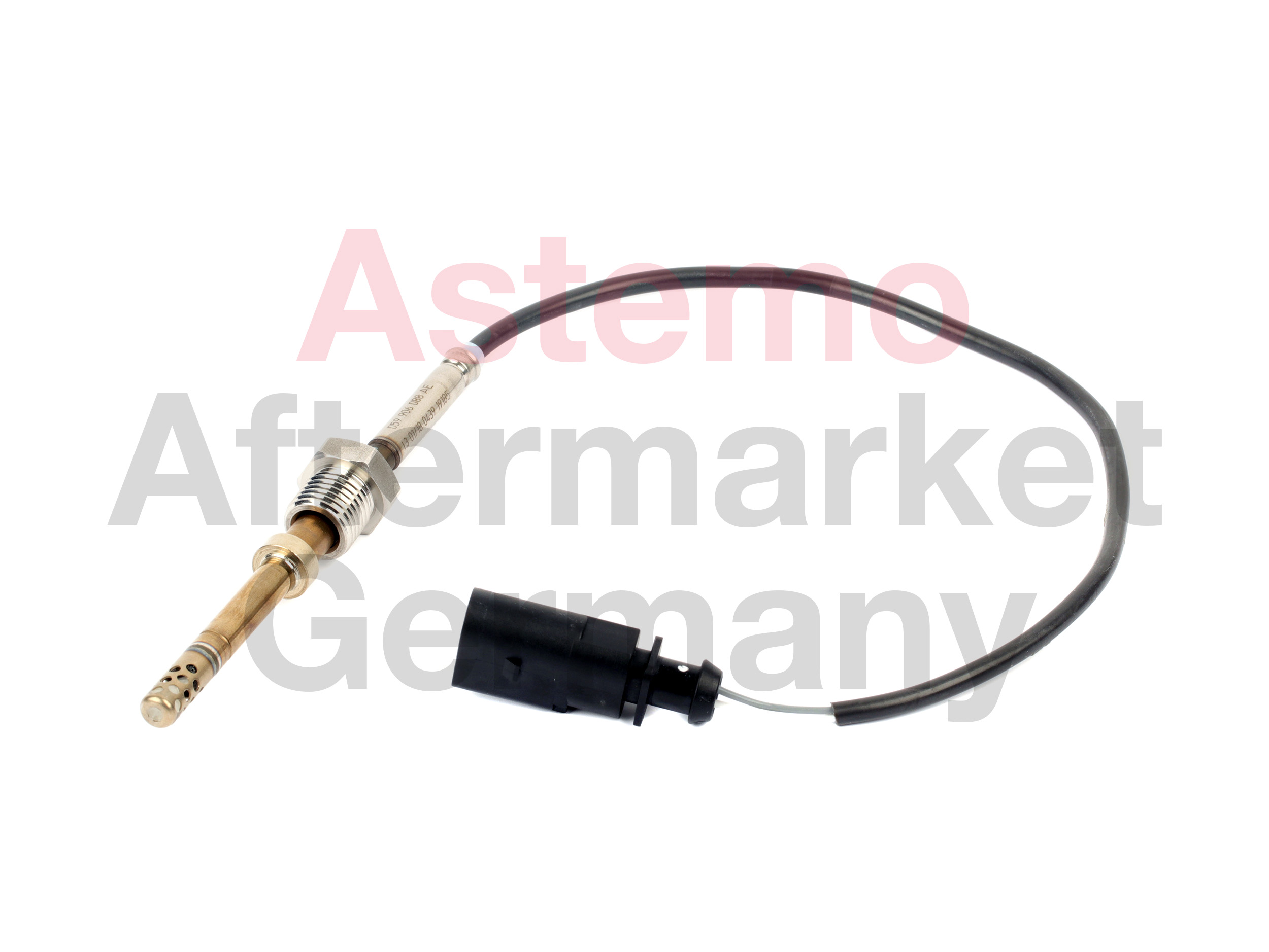 ASTEMO Sensor, udstødningsgastemperatur 2507057 foran partikelfilter for AUDI