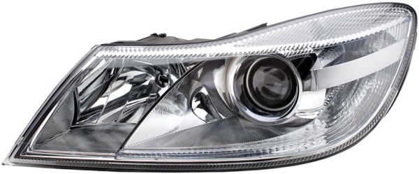 HELLA Forlygte 1ll247052271 H7/H1 venstre for SKODA