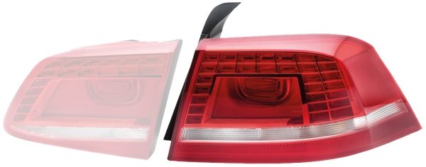 HELLA Baglygte 2SK 010 746-031 W21W venstre for VW