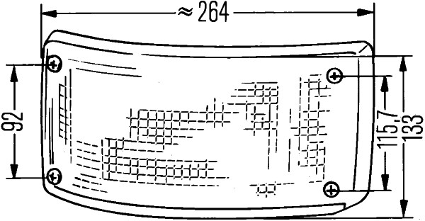 HELLA Baklygte 2zr005603061 P21W højre for MAN VOLVO