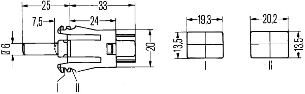 HELLA Kontakt, dørkontakt 6zf004229011 for POLARIS MAN MERCEDES-BENZ