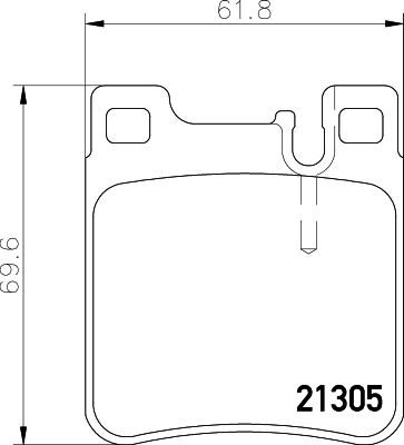 DON Bremseklodser pcp1320 for CHRYSLER MERCEDES-BENZ