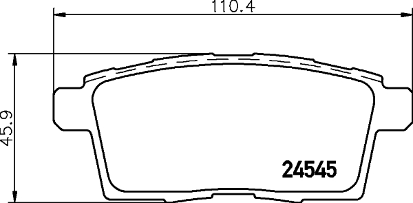 DON Bremseklodser pcp1360 for FORD MAZDA MITSUBISHI LINCOLN