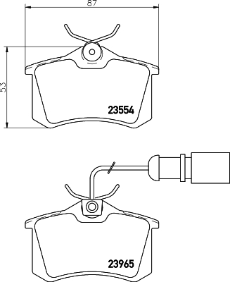 DON Bremseklodser pcp1092 for FORD AUDI VW SKODA