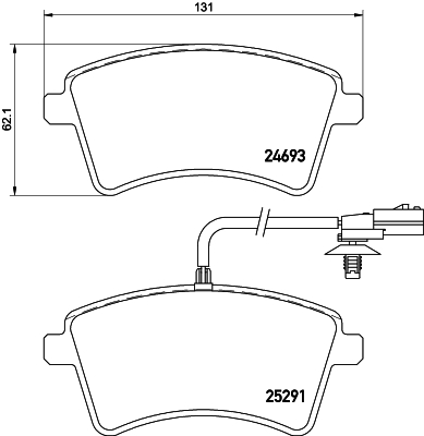DON Bremseklodser pcp1490 for RENAULT NISSAN