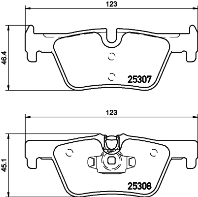 DON Bremseklodser pcp1042 for BMW