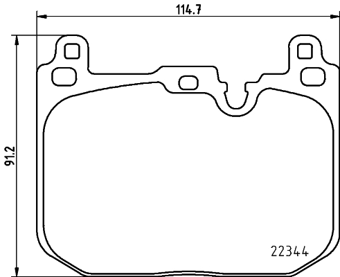 DON Bremseklodser pcp1895 for MINI