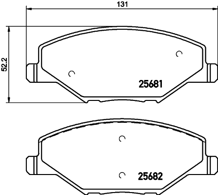 DON Bremseklodser pcp1156 for VW