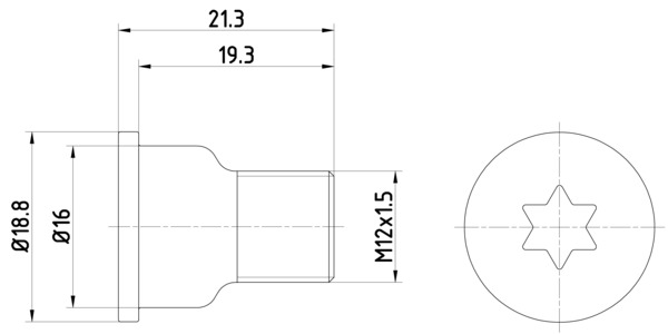 HELLA Skrue, bremseskive 8dz355209051 for BENTLEY MERCEDES-BENZ