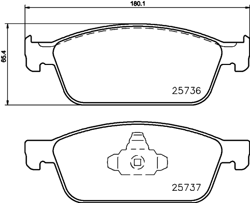 DON Bremseklodser pcp1222 for FORD LINCOLN FORD (CHANGAN)