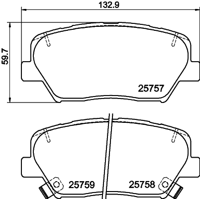 DON Bremseklodser pcp1496 for KIA HYUNDAI HYUNDAI (BEIJING)