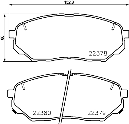 DON Bremseklodser pcp1899 for KIA HYUNDAI