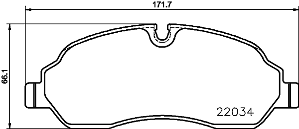 DON Bremseklodser pcp1870 for FORD FORD (JMC)