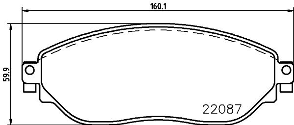 DON Bremseklodser pcp1874 for VAUXHALL OPEL FIAT NISSAN RENAULT
