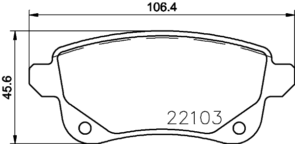 DON Bremseklodser pcp1586 for RENAULT SAMSUNG MITSUBISHI NISSAN
