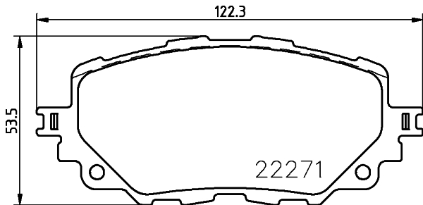DON Bremseklodser pcp1888 for MAZDA FIAT