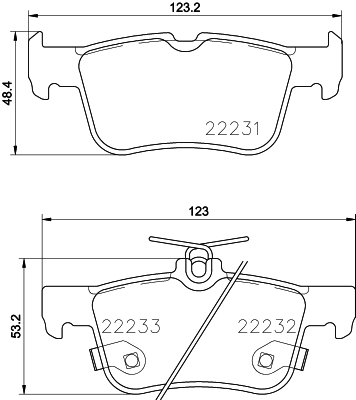 DON Bremseklodser pcp1885 for FORD LINCOLN