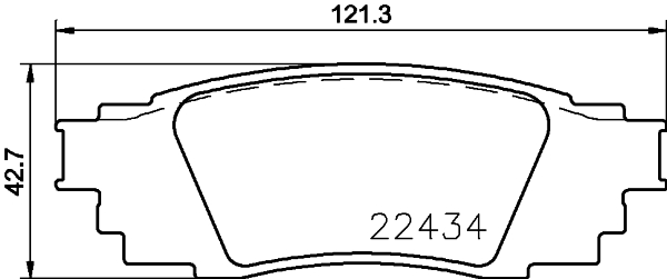 DON Bremseklodser pcp1907 for TOYOTA LEXUS TOYOTA (FAW) TOYOTA (GAC)
