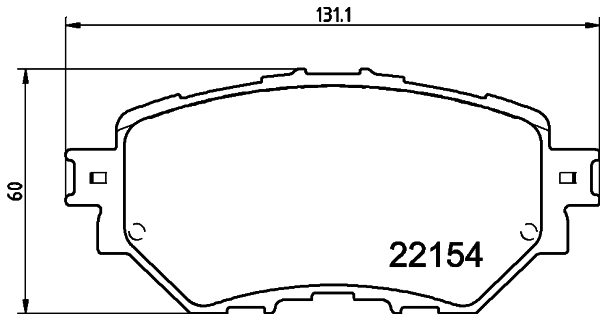 DON Bremseklodser pcp1603 for MAZDA