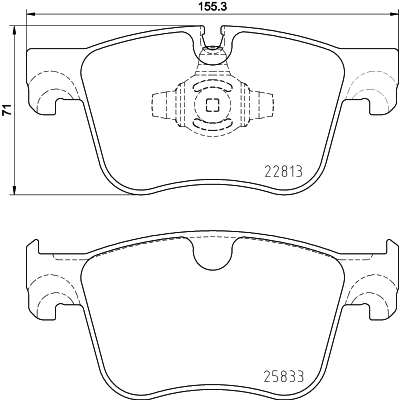 DON Bremseklodser pcp1723 for VAUXHALL CITROËN PEUGEOT TOYOTA