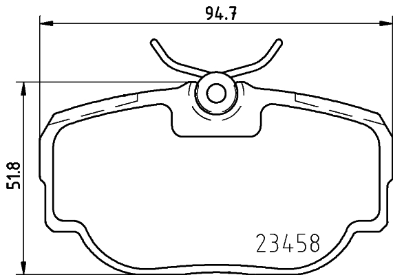 HELLA Bremseklodser 8db355009541 for LAND ROVER