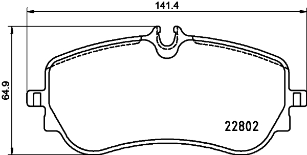 DON Bremseklodser pcp1768 for VW MAN