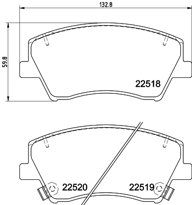DON Bremseklodser pcp1785 for KIA HYUNDAI HYUNDAI (BEIJING)