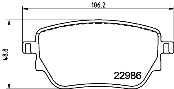 DON Bremseklodser pcp1717 for MERCEDES-BENZ