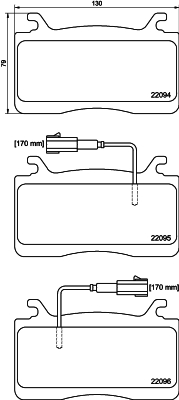 DON Bremseklodser pcp2092 for ALFA ROMEO