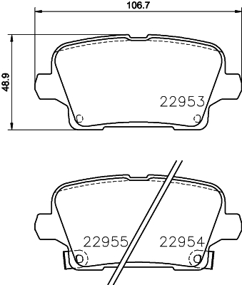 DON Bremseklodser pcp1791 for BUICK OPEL BUICK (SGM)